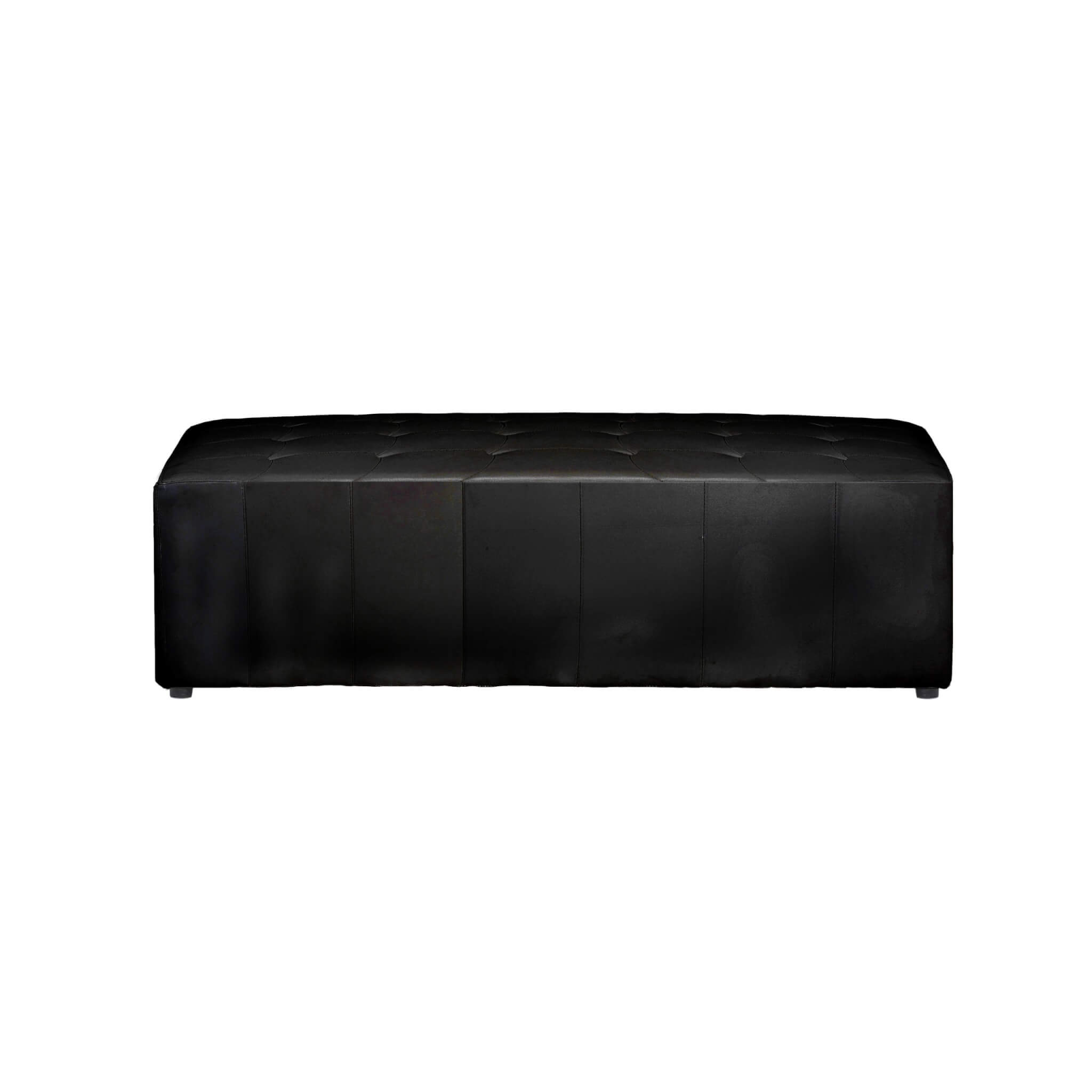 Lillian Daybed – Black Leather Look – 75cmW x 150cmL