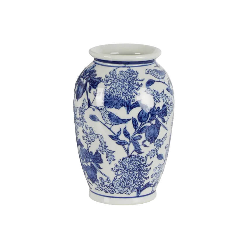 Chinoiserie Jar with Lid – Blue and White – Assorted Styles