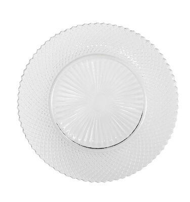 Charger Plate – Cut Glass