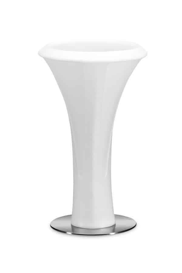 Illumin8 Glow Bar Table – White – 60cmD x 102cmH