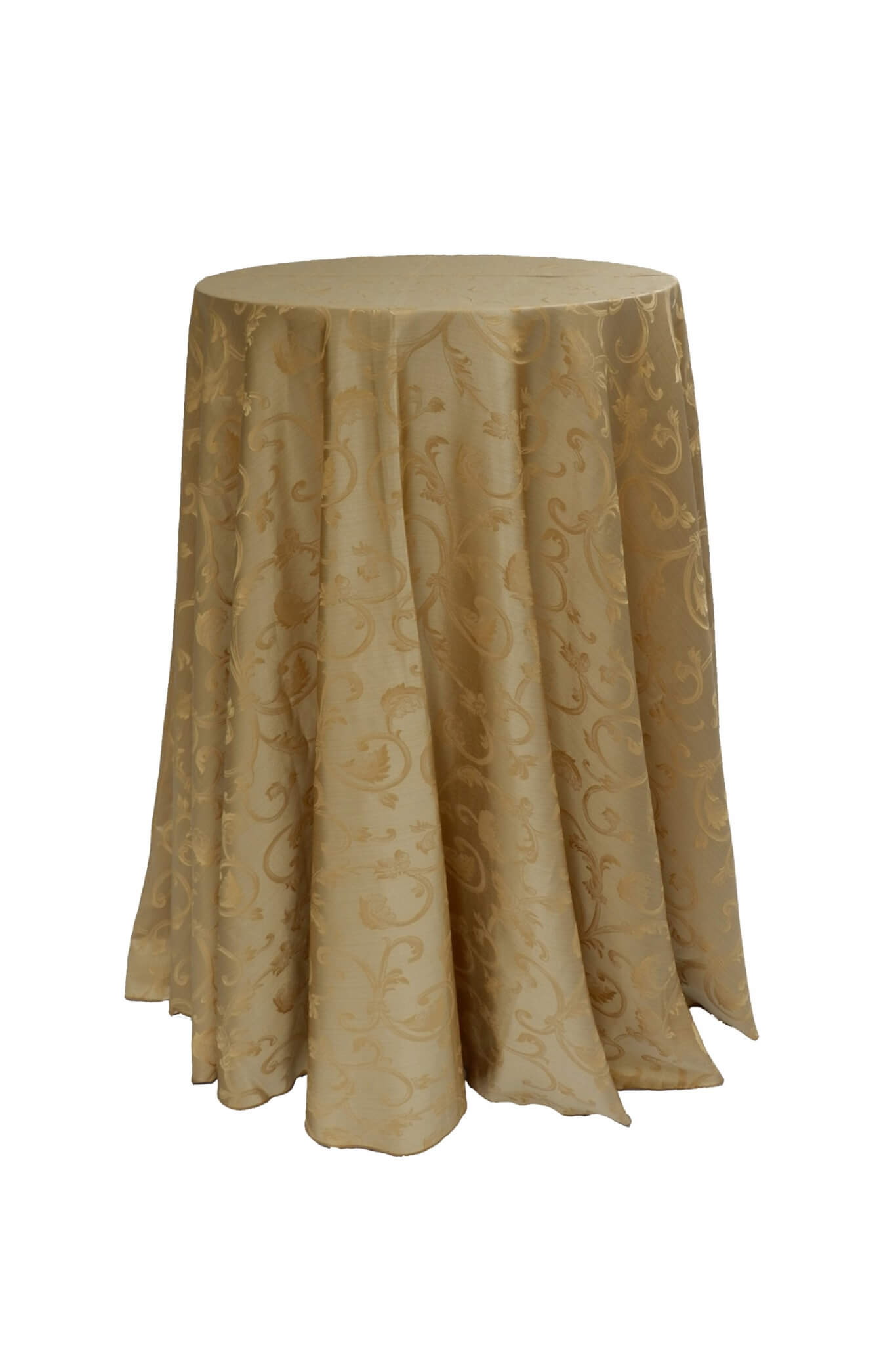 Tablecloth – Gold Damask – Round – 280cmD