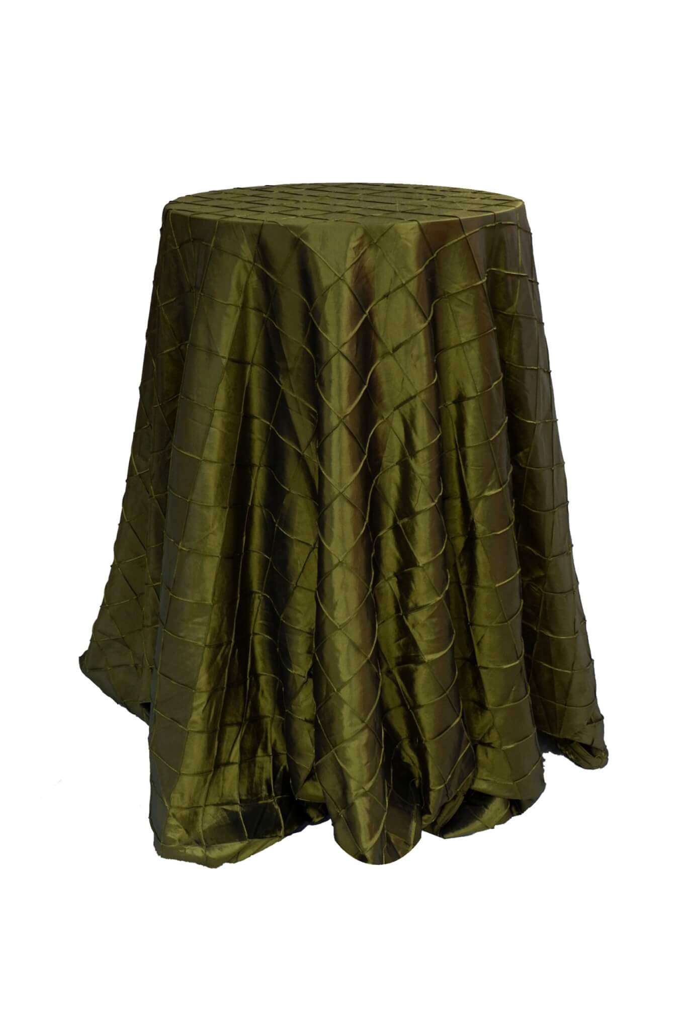Tablecloth – Olive Pintuck – Round – 320cmD