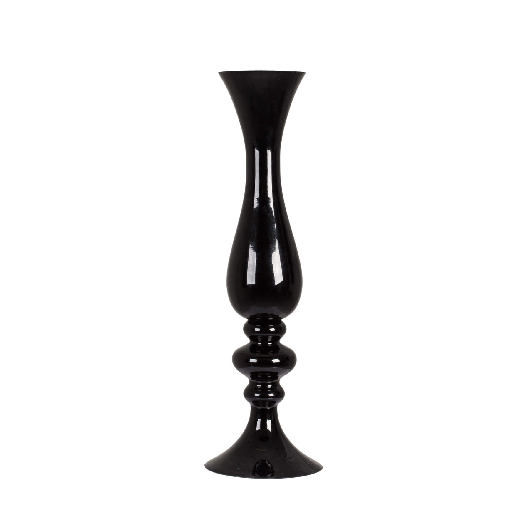 Contemporary Vase – Black – 70cmH