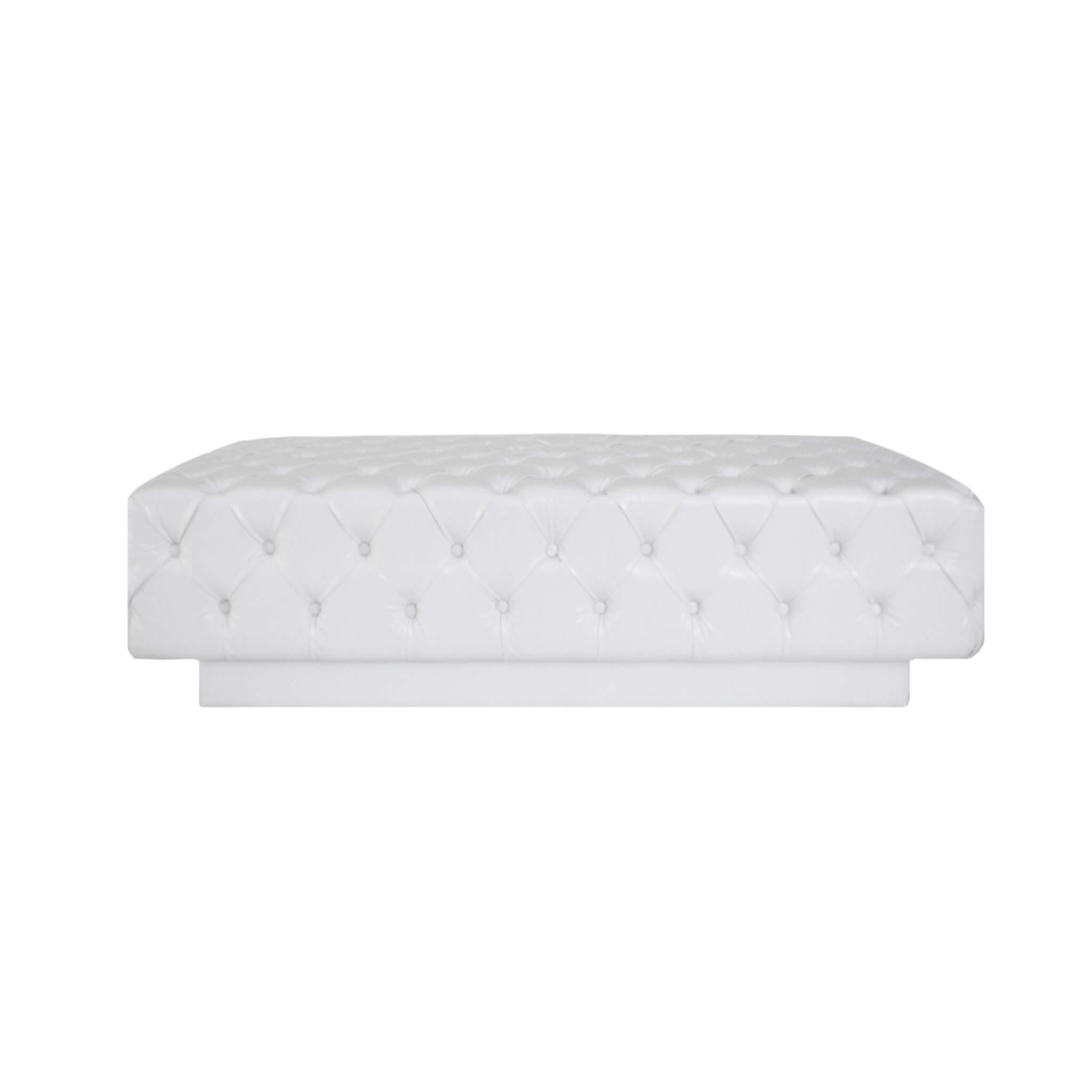 Versailles Daybed – White – 150cmL x 70cmW x 40cmH