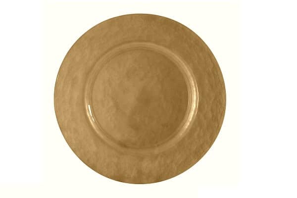 Charger Plate – Bronze Textured Glass