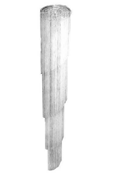 Swirl Chandelier – White – 36cmW x 300cmH