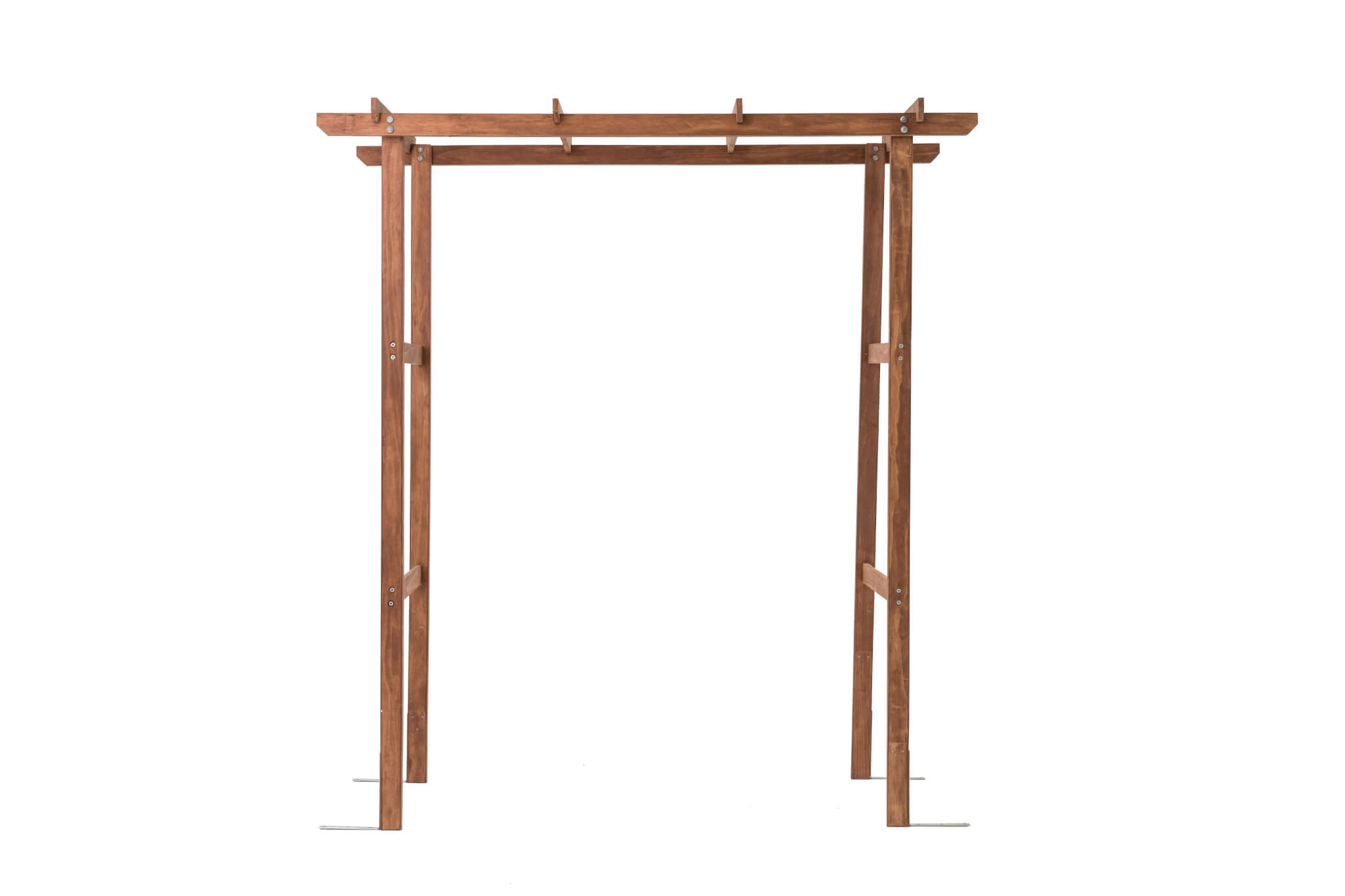 Four Post Arch – Natural Blonde Timber – 170cmW x 70cmD x 220cmH (158cmW Internal)