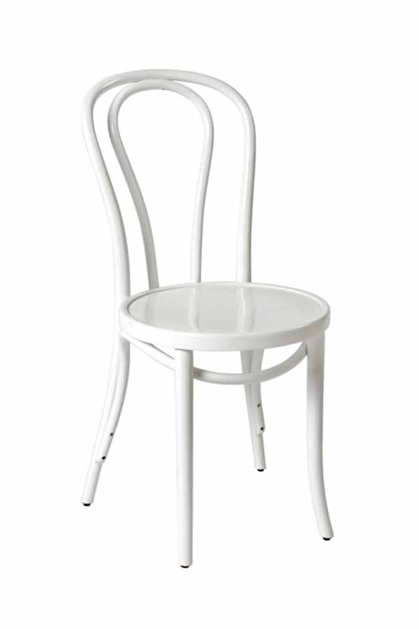 Thonet Bentwood Chair – White – 40cmW x 40cmD x 85cmH