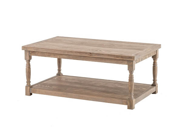 Brittany Coffee Table – Natural Timber – 107cmL x 65cmW x 46cmH