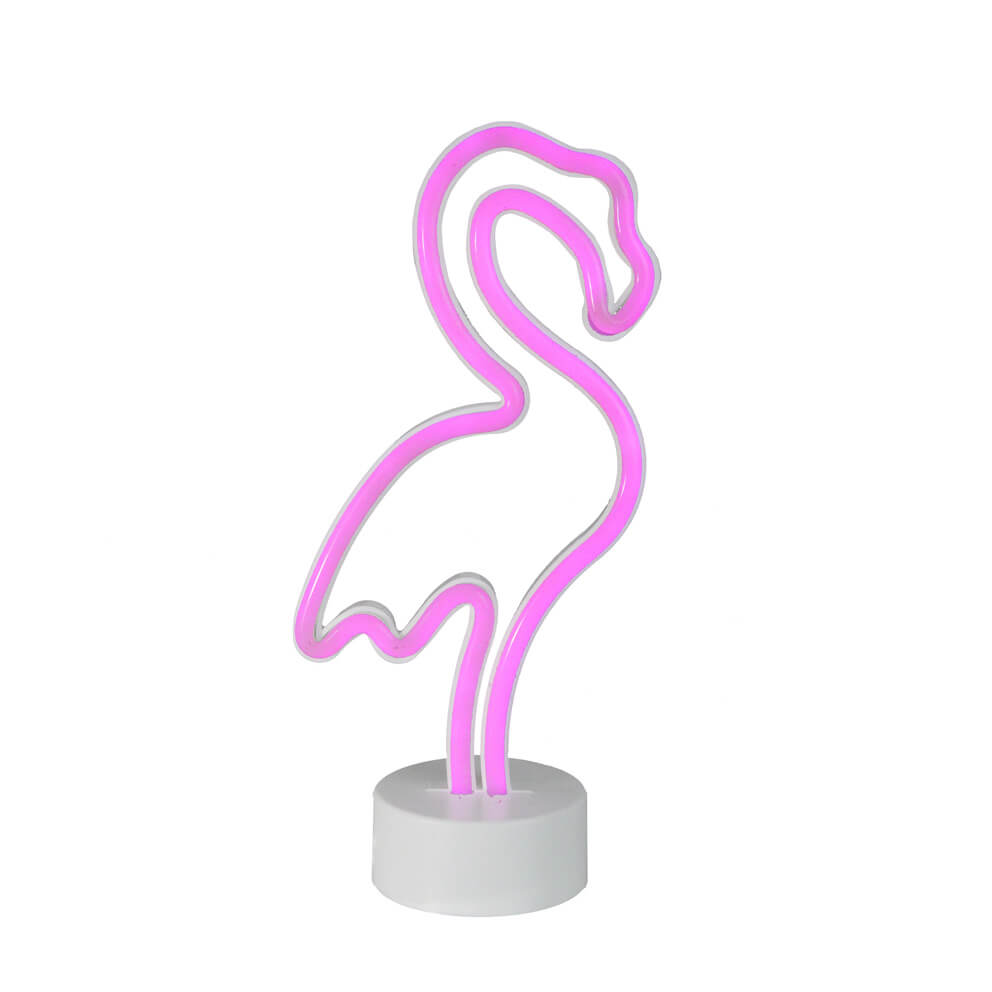Neon Flamingo LED Lamp – Pink – 16cmW x 31cmH