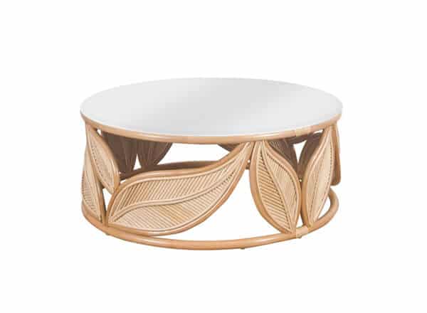 Palm Coffee Table – Natural – 90cmD x 40cmH