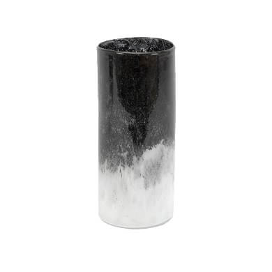 Cylinder Vase – Black and White – Set of Two