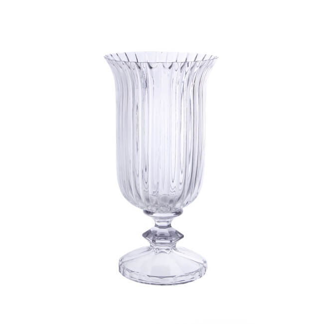 Crystal Urn Vase – 17cmD x 38cmH