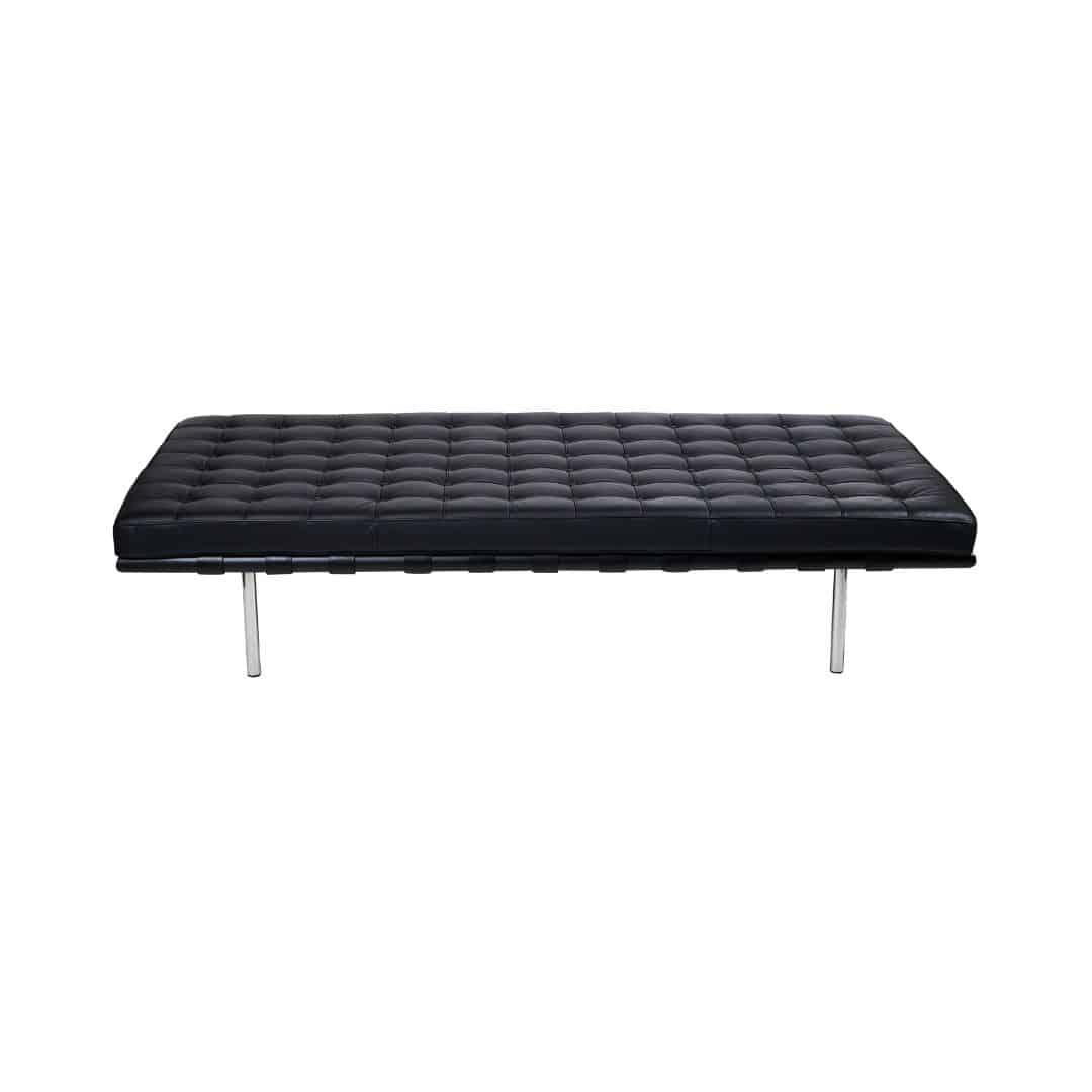 Barcelona Daybed – Black Leather Look