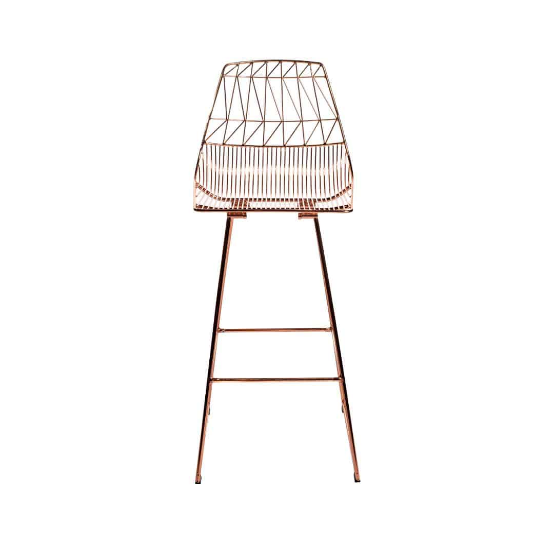 Bend Bar Stool – Copper
