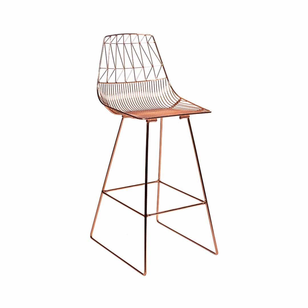 Bend Bar Stool – Copper