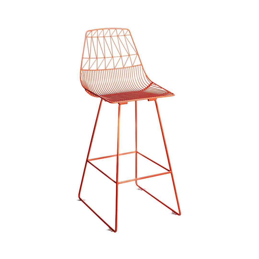 Bend Bar Stool – Orange