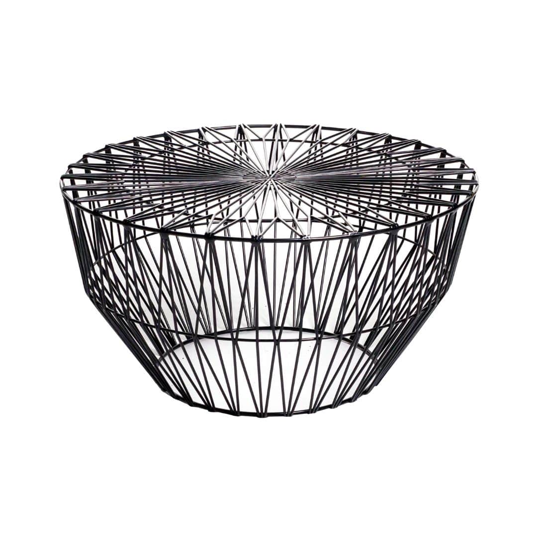 Bend Drum Table – Black