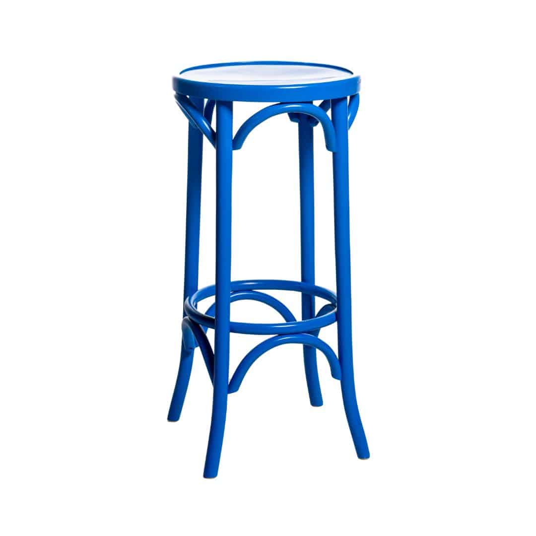 Bentwood Bar Stool – Blue