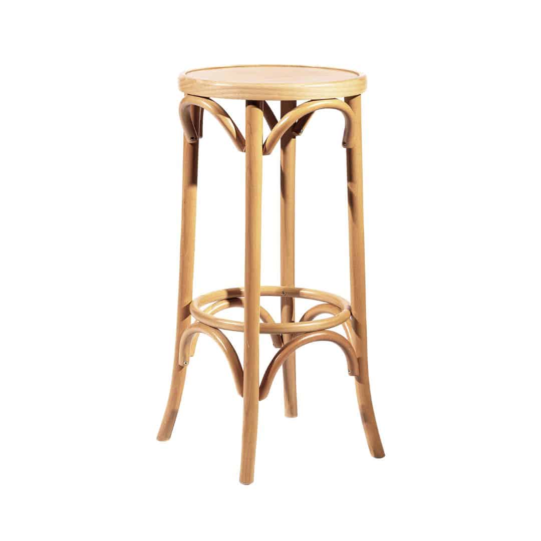 Bentwood Bar Stool – Natural