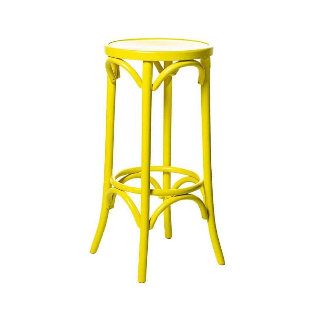 Bentwood Bar Stool – Yellow
