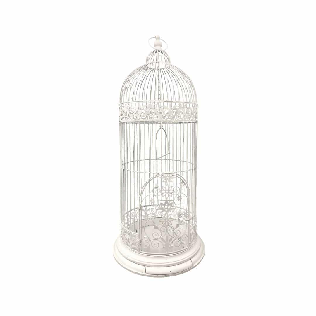 Birdcage – Extra Large White – 48cmD x 115cmH