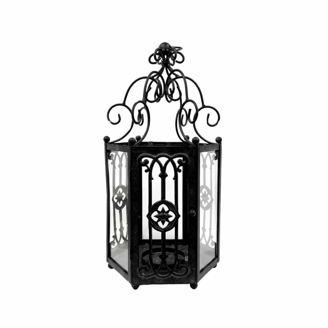 Ornate Curly Hurricane Lantern