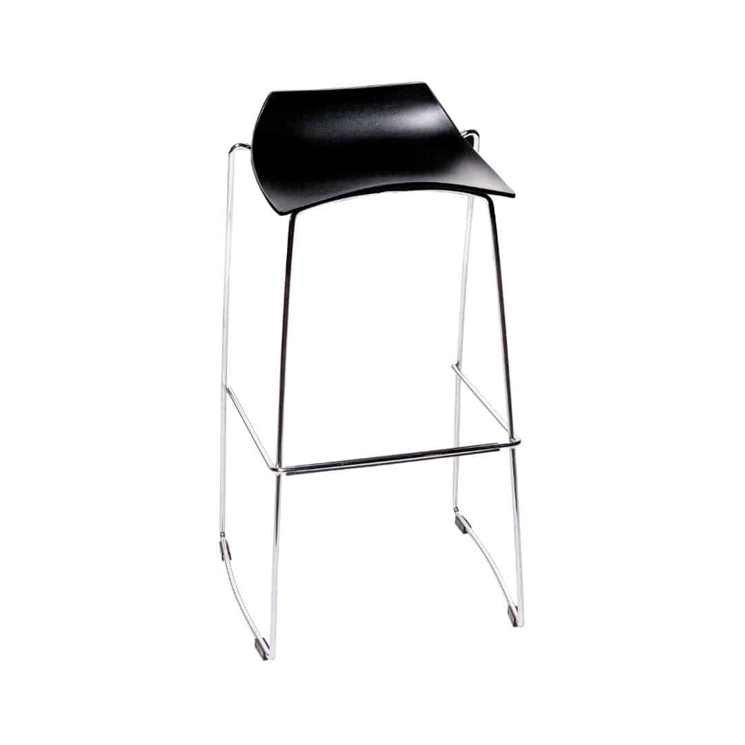 Sail Bar Stool – Black