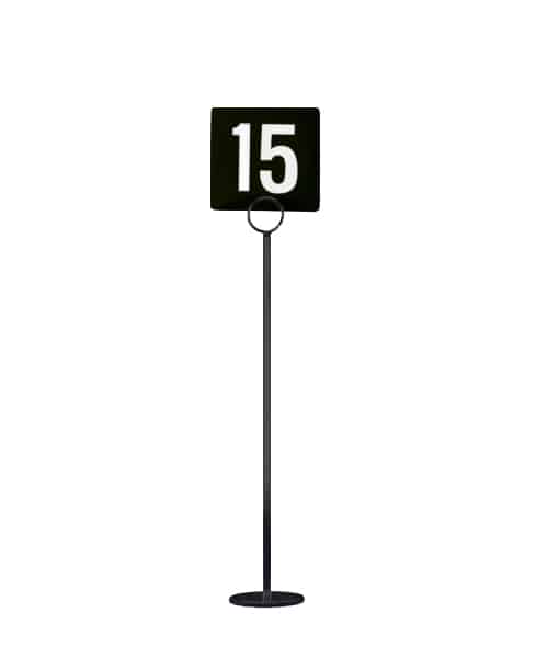 Table Number Stand – Black – 38cmH