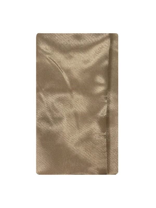 Napkin – Black and Gold Satin Napkin – 50cm x 50cm