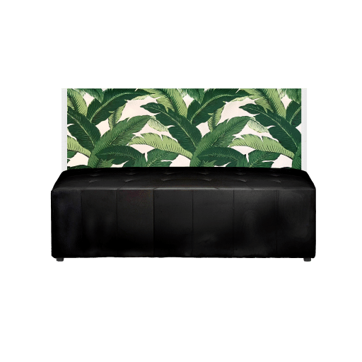 Lillian Headboard – Green Palm Print – 157cmW x 91cmH