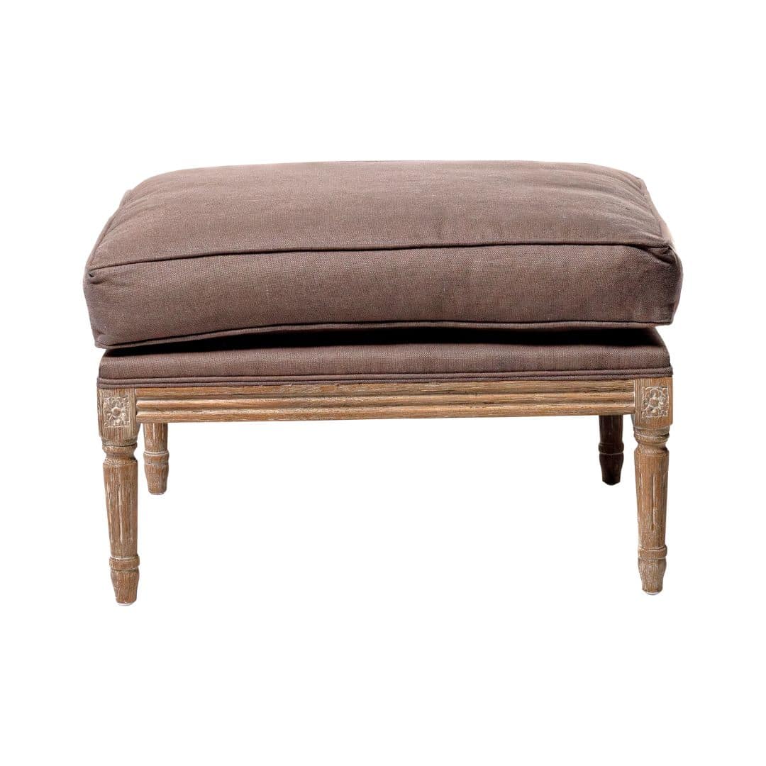 Bordeaux Foot Stool – Taupe