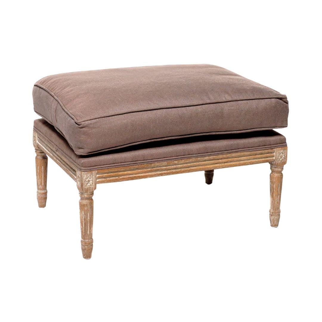 Bordeaux Foot Stool – Taupe