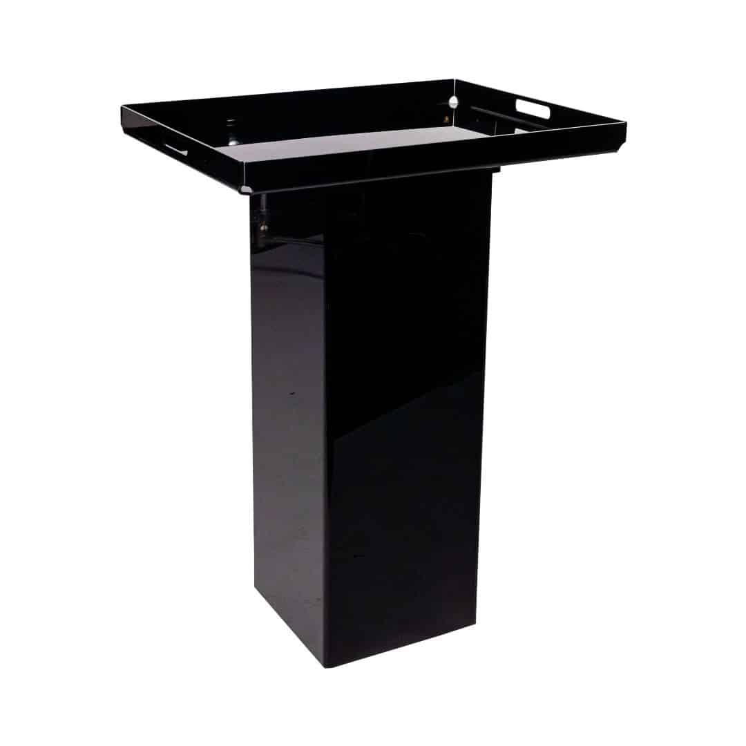 Butler’s Tray – Black Acrylic (Fits Plinth)