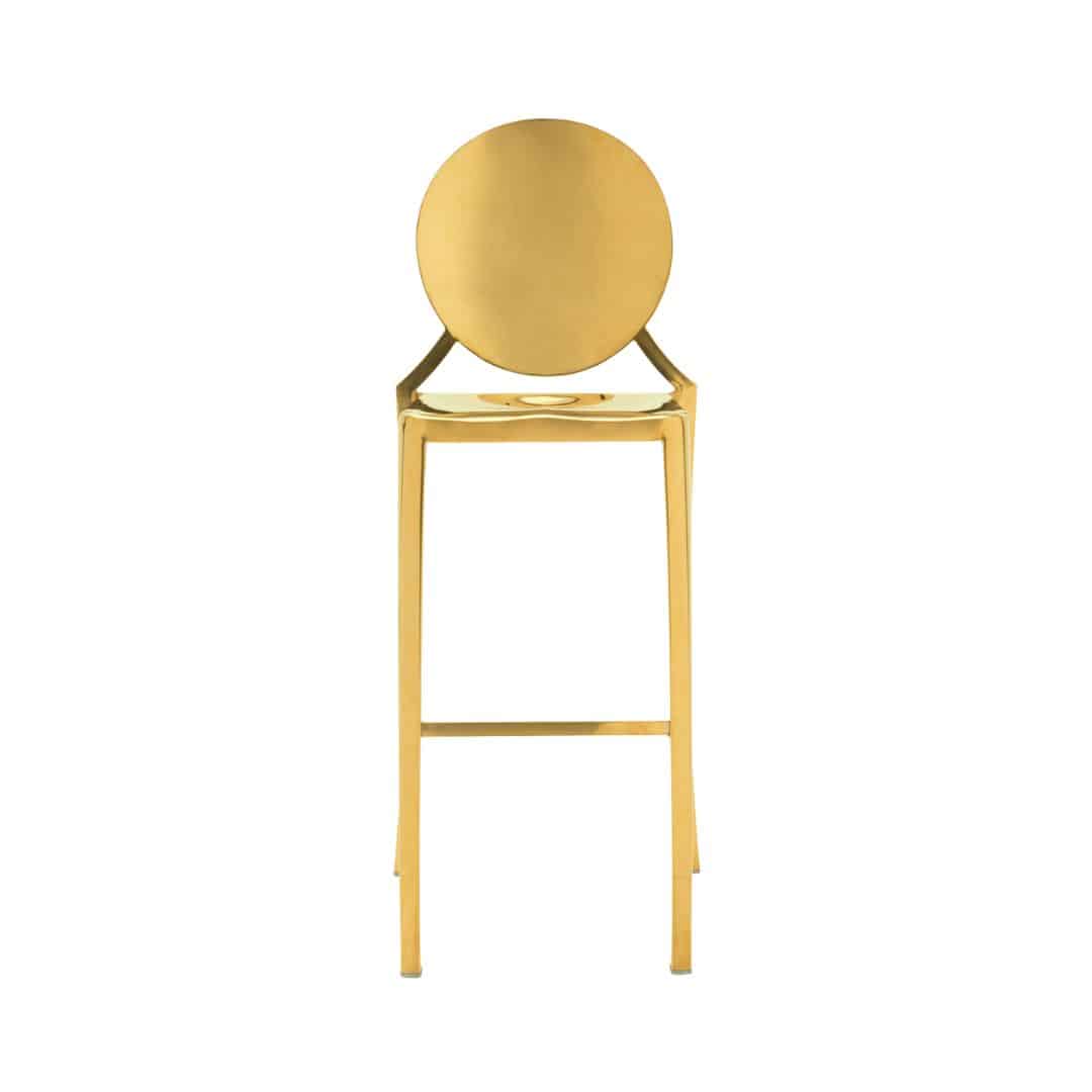 Cameo Bar Stool – Gold