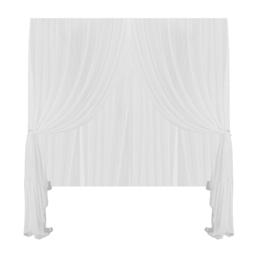 Chiffon Canopy – White