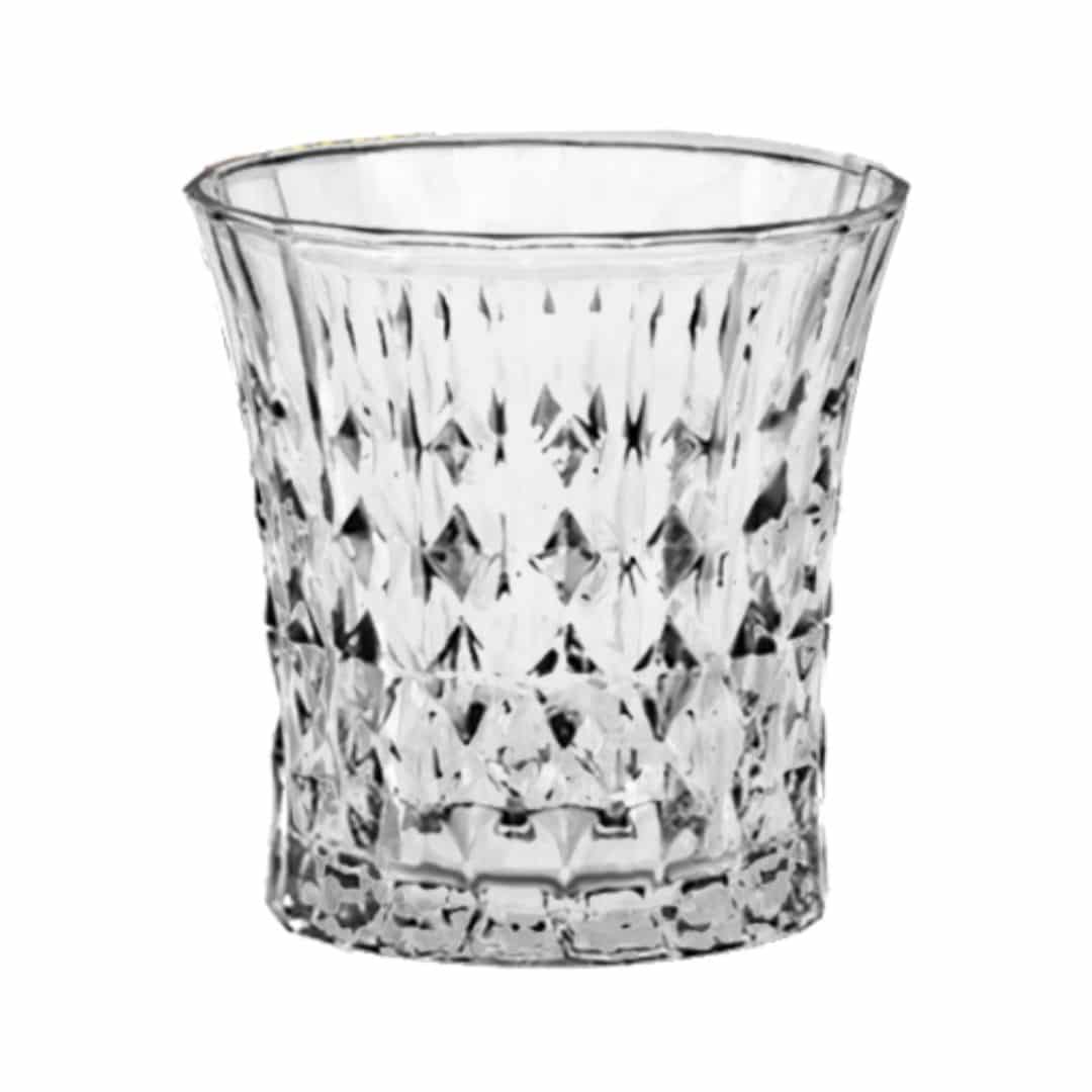 Bell & Vue Cut Glass Bud Vase – 8cmW x 8cmH – Set of Two