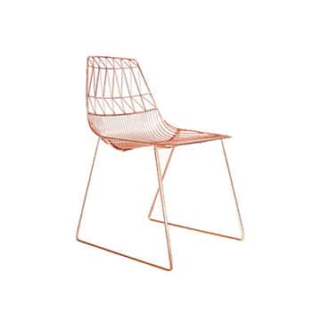 Bend Chair – Copper – 50cmW x 53cmD x 80cmH