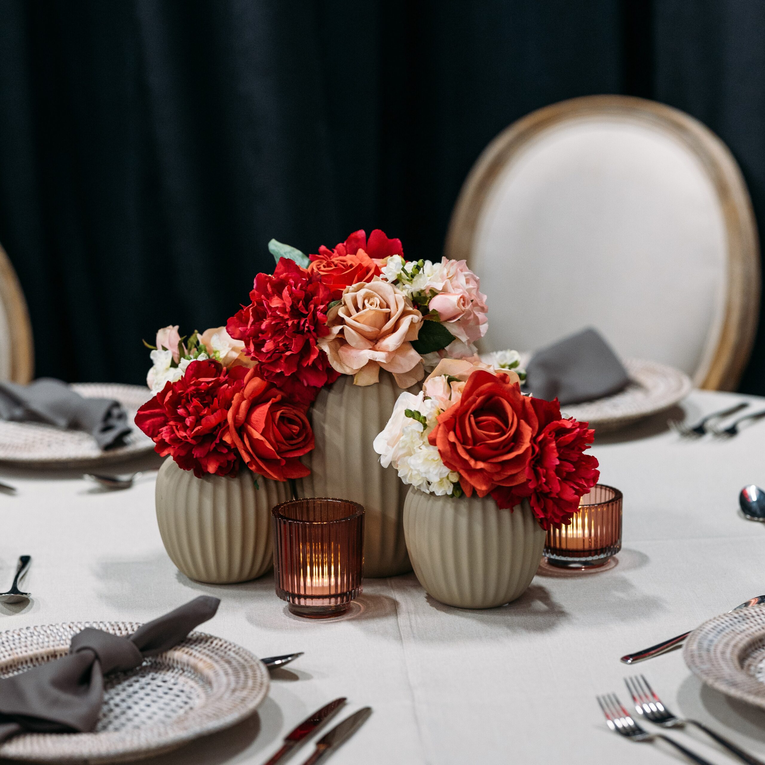 Tribeca Vase – Sand – Set of Three