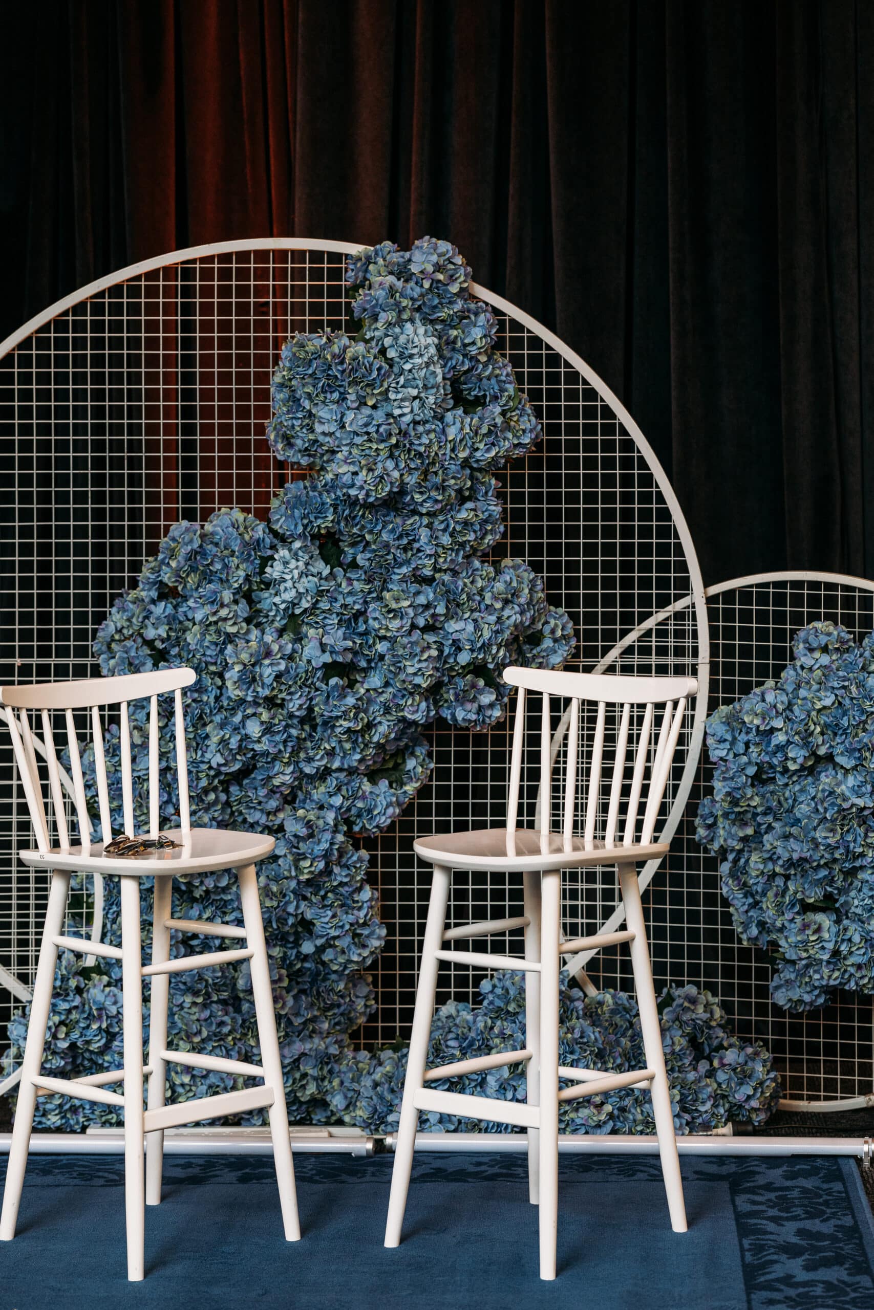 Circular Mesh Screen – White – Set of Three