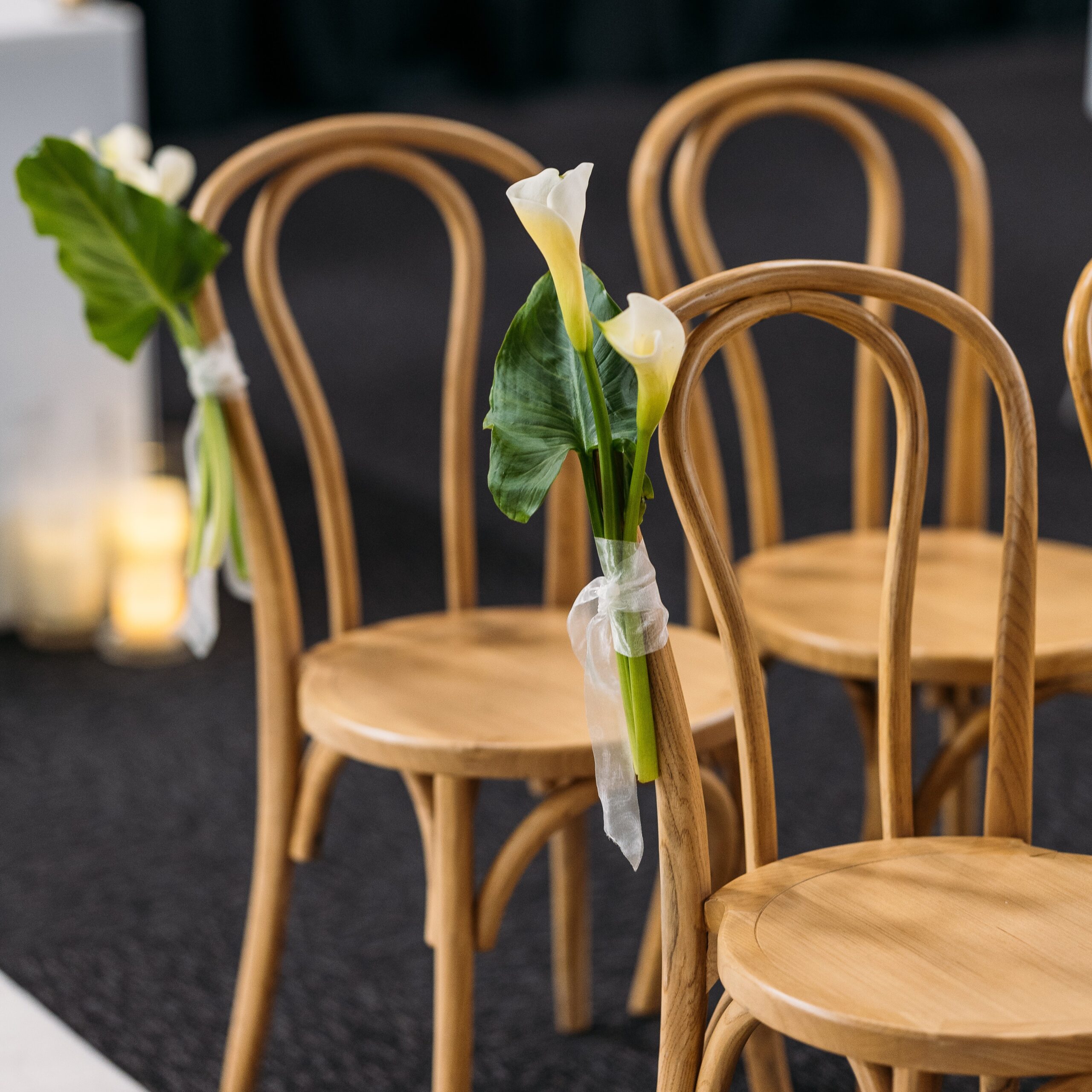 Thonet Bentwood Chair – Blonde Timber – 40cmW x 42cmD x 90cmH