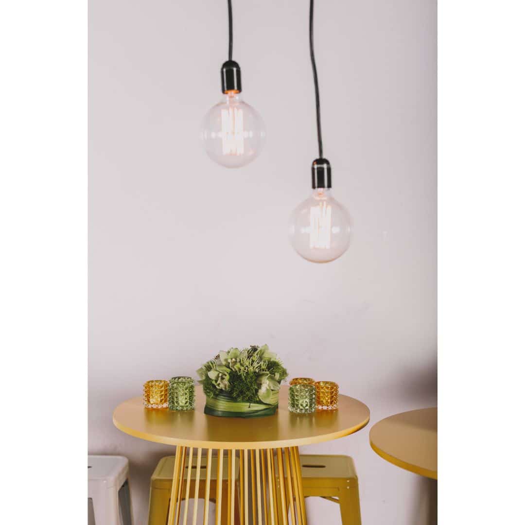 Edison Bulb Pendant Light – Black Cord