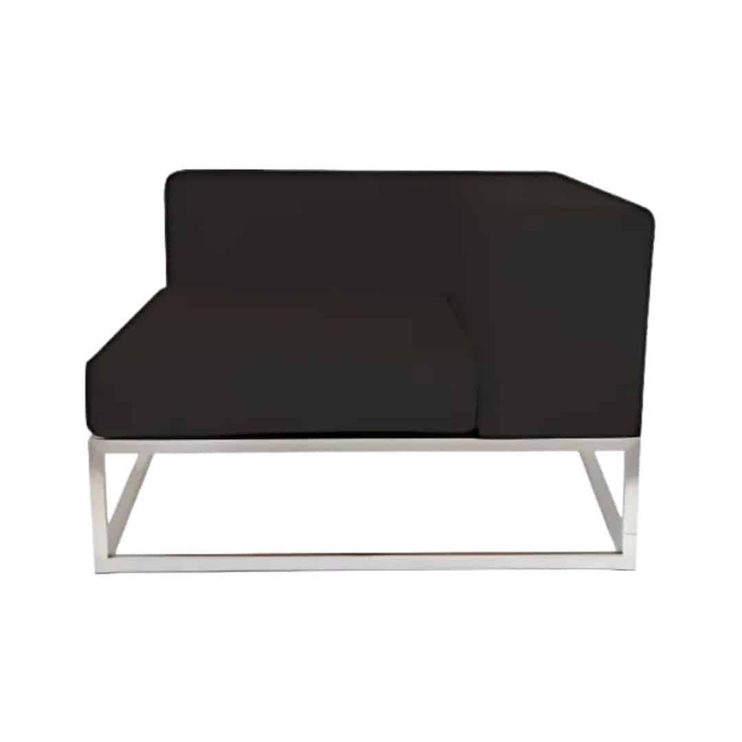 Endless Armchair – Black – Left Arm