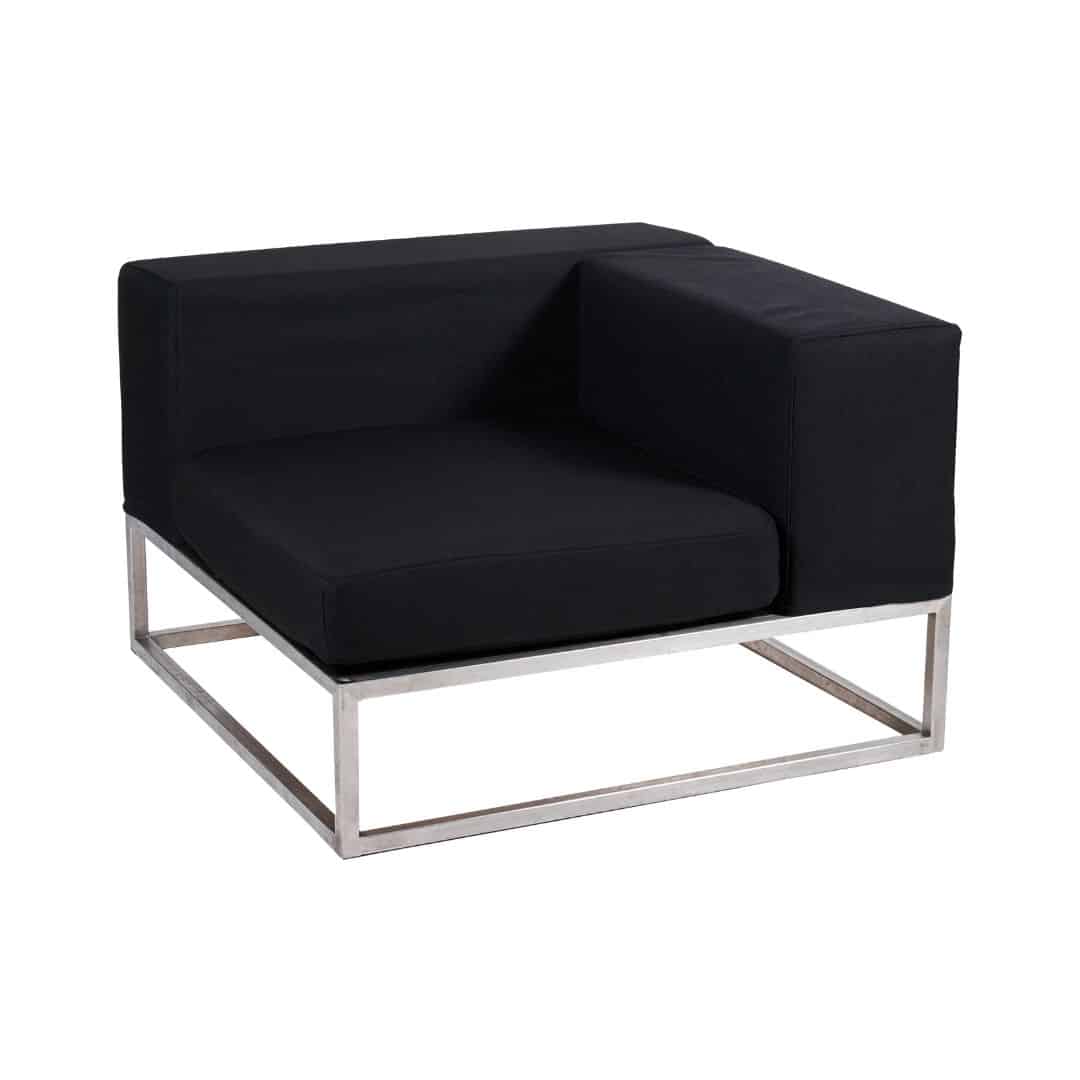 Endless Armchair – Black – Left Arm