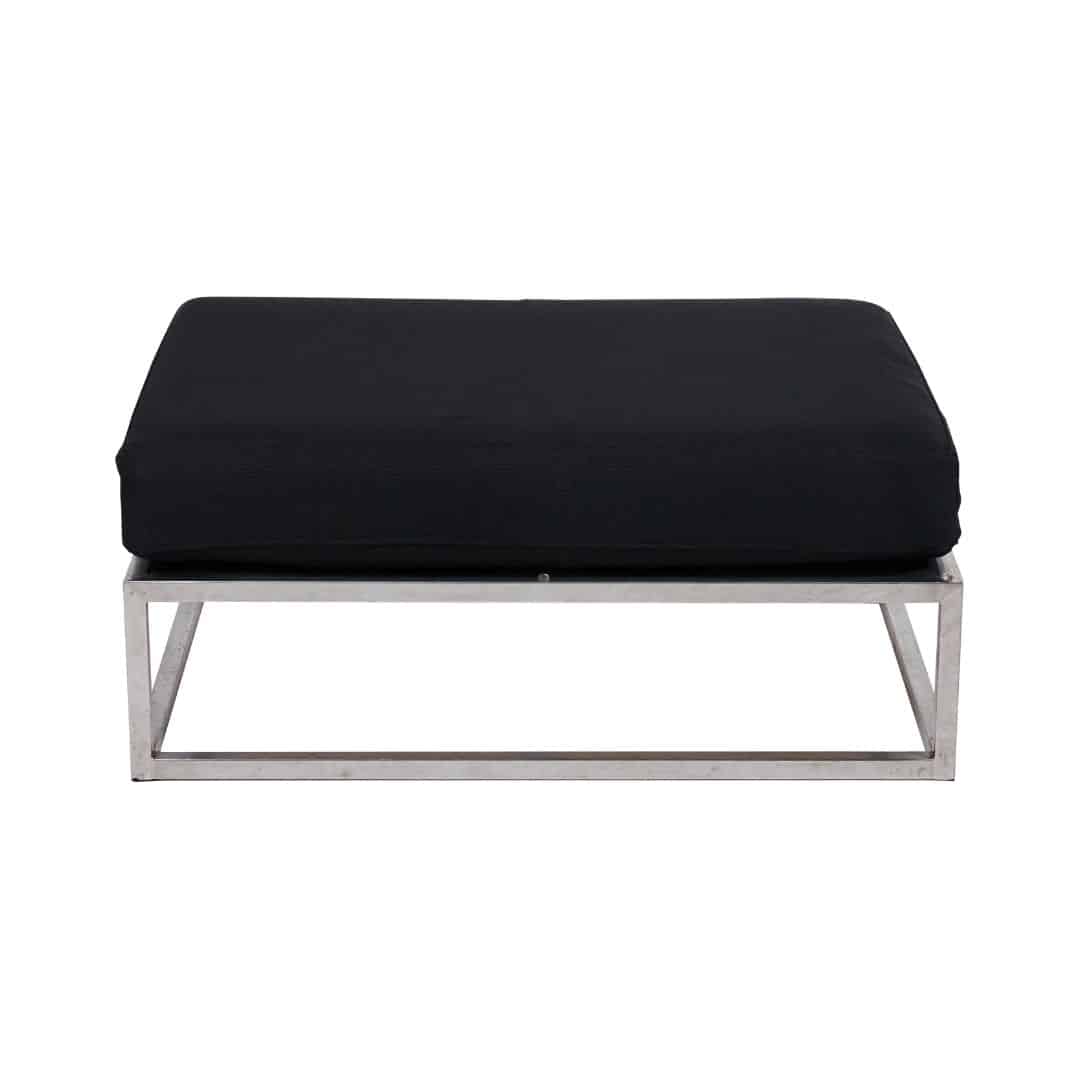Endless Rectangular Ottoman – Black