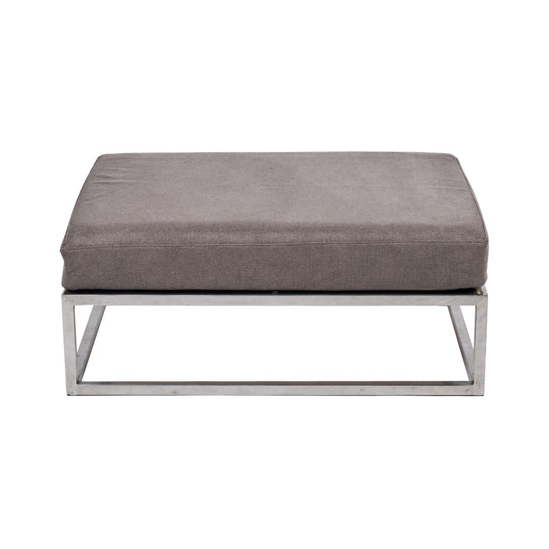 Endless Rectangular Ottoman – Pebble Grey