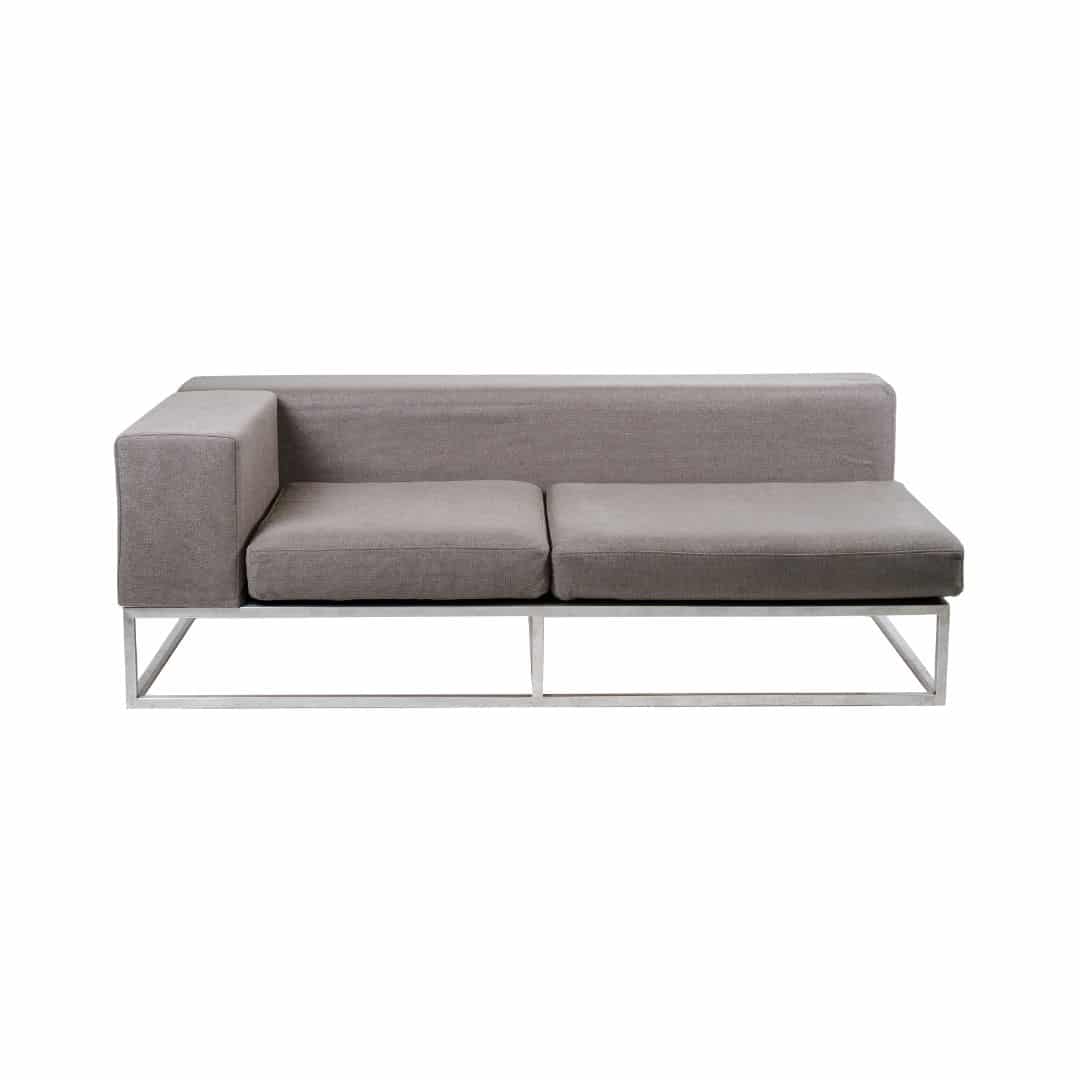 Endless Right Arm Lounge – Pebble Grey