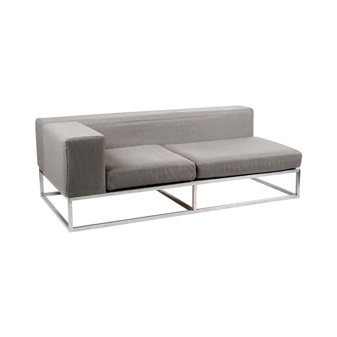 Endless Right Arm Lounge – Pebble Grey