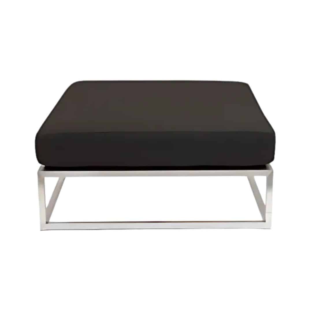 Endless Square Ottoman – Black