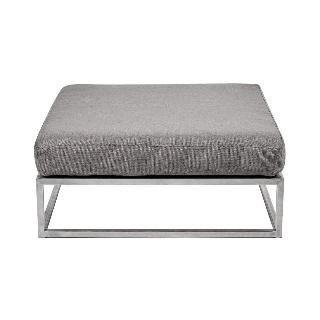Endless Square Ottoman – Pebble Grey